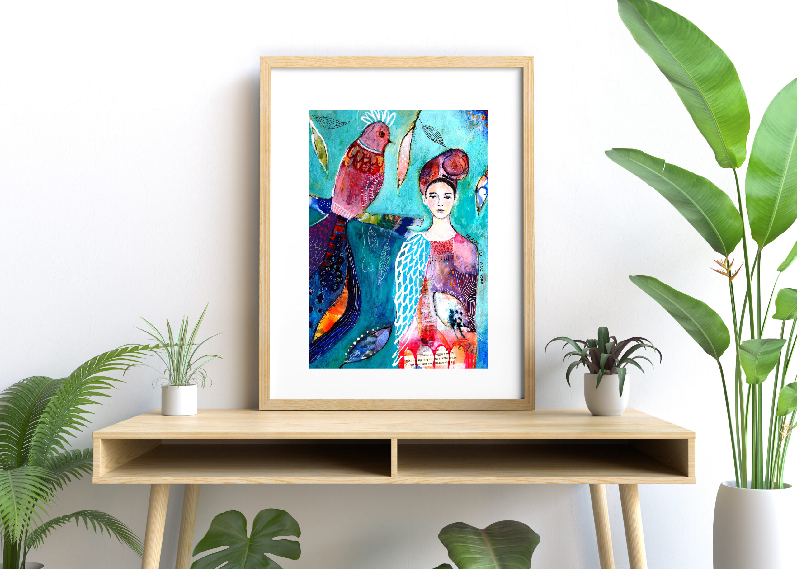 Ptasia Bogini fine art print