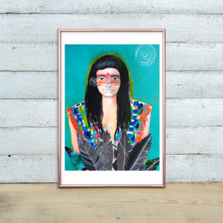 Indianka fine art print