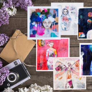 kobiety zestaw pocztowek