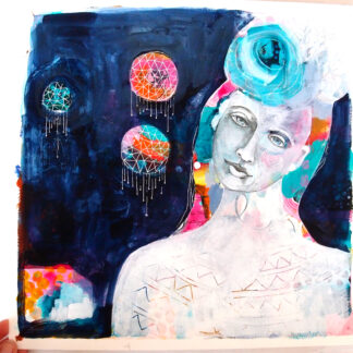 zakochanie portret abstrakcyjny