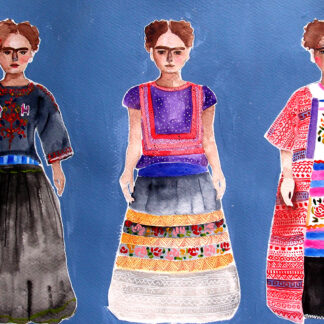 Frida i jej sukienki