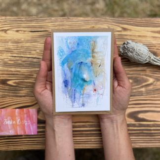 Pocztowka artystyczna zycie glebinowe