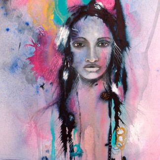 Rdzenna Indianka obraz oryginalny