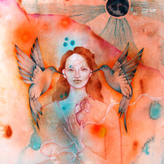 klarownosc, ide za intuicja wydruk artystyczny A5