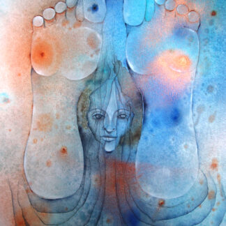 Obraz dla uziemienia, stopy, wydruk artystyczny a3